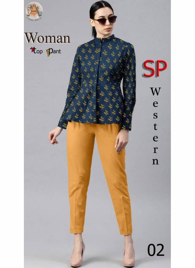 Arya SP Women Latest Exclusive Formal Wear Poli Rayon Printed Top And Pent Collection 